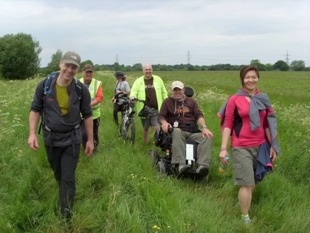 Last year, Roy Taylor - here accompanied by his wife and friends - raised more than £23,000; can he beat that figure this year? Photo: www.rspb-images.org. Last year, Roy Taylor - here accompanied by his wife and friends - raised more than £23,000; can he beat that figure this year? Photo: www.rspb-images.org.