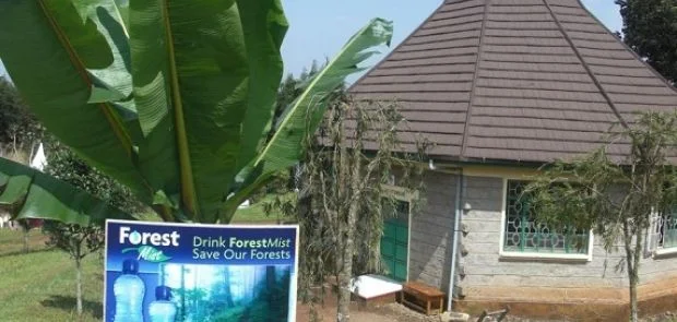 The launch of the new water bottling facility at the KENVO Resource Center, Kimende, Kenya. Photo: BirdLife International. The launch of the new water bottling facility at the KENVO Resource Center, Kimende, Kenya. Photo: BirdLife International.