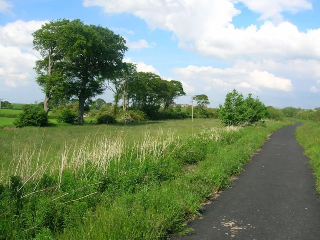 The remains of an old coal mine off the Springside to Crosshouse junction Sustrans cyclepath in North Ayrshire, Scotland. Photo: Rosser1954 (commons.wikimedia.org). The remains of an old coal mine off the Springside to Crosshouse junction Sustrans cyclepath in North Ayrshire, Scotland. Photo: Rosser1954 (commons.wikimedia.org).