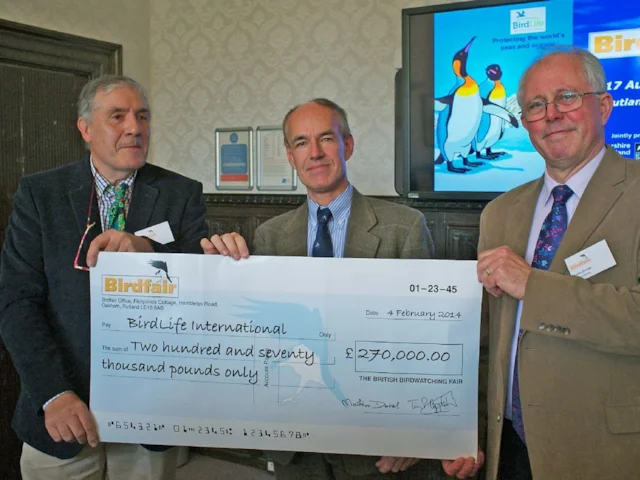 Tim Appleton Birdfair 2013 raises biggest sum yet for conservation - BirdGuides