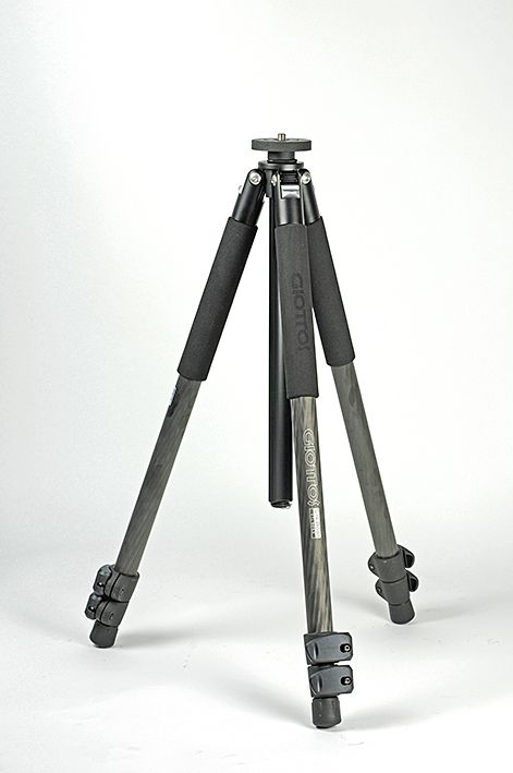 The Giottos Silk Road tripod has a concave centre column, meaning the legs can be stored more compactly.