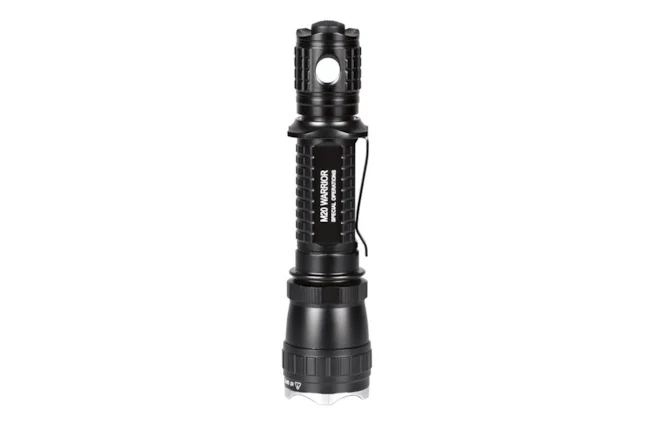 military eu olight 454 m20 warrior black tactical flashlight X 4 Rechargeable Bundle with Oclip EDC Light 300 lm Dual Sources Color Indicator Olight Warrior X 4 Matte