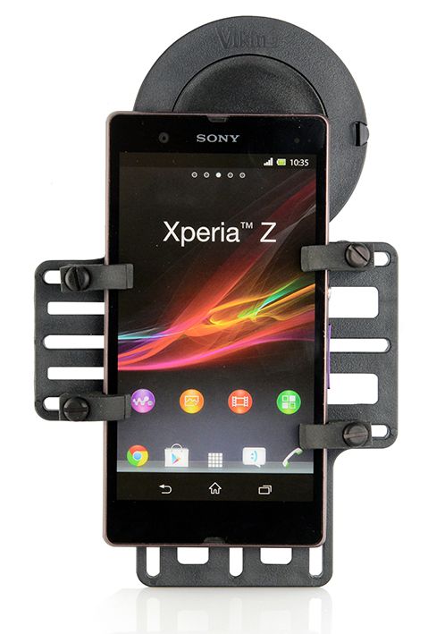 Viking's Smartphone Adapter with a Sony Xperia phone.