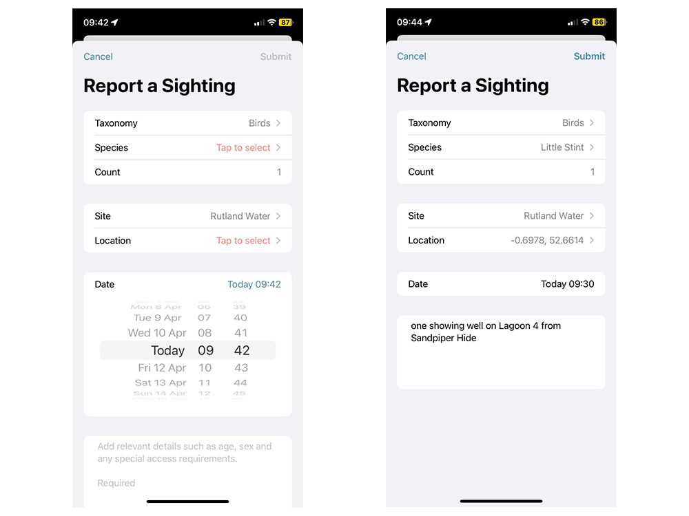 Making the most of the BirdGuides app on iOS - BirdGuides