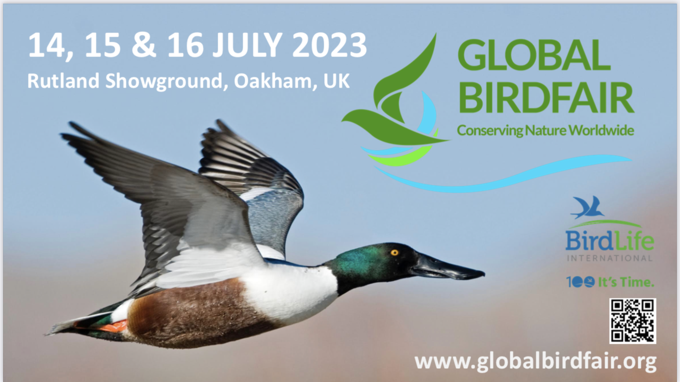 Dates announced for Global Birdfair 2023 BirdGuides