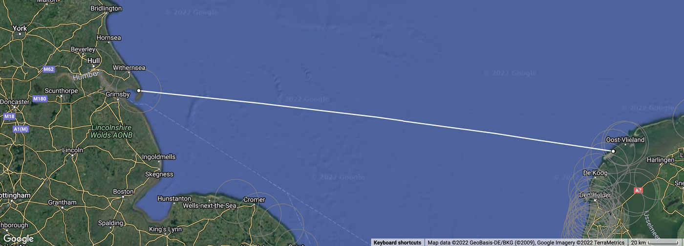 Motus receiver maps Goldcrest migration - BirdGuides