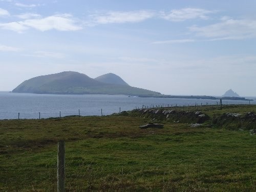 Great Blasket Island looking from Dunquin. Great Blasket Island looking from Dunquin.