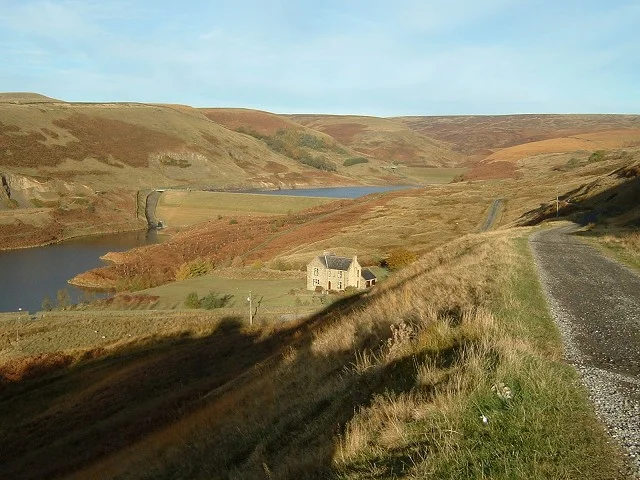 Looking down into Naden Valley from the car park Looking down into Naden Valley from the car park