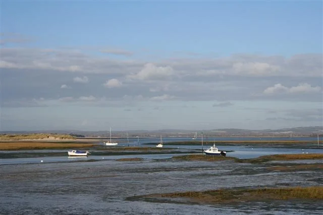 Viewed from the southeast corner of Chichester Harbour. Viewed from the southeast corner of Chichester Harbour.