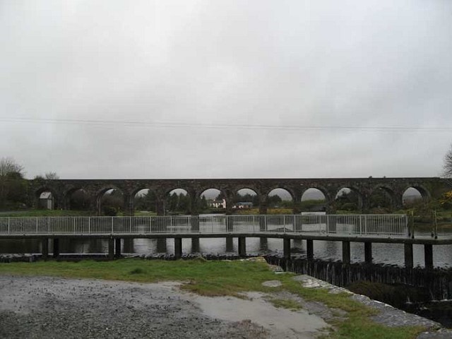 Looking inland towards the viaduct; Ring-billed Gulls are often present just upriver of here. Looking inland towards the viaduct; Ring-billed Gulls are often present just upriver of here.