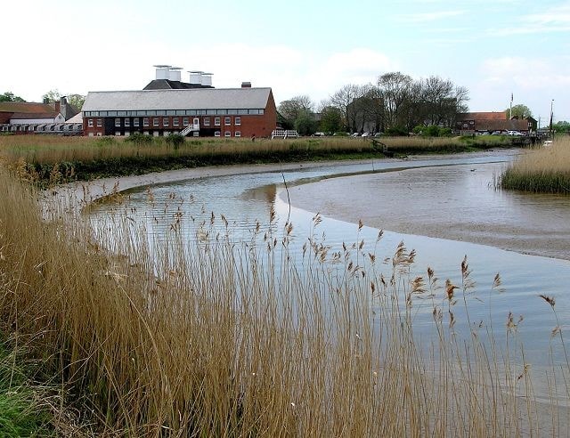 Snape Maltings and River Alde. Snape Maltings and River Alde.