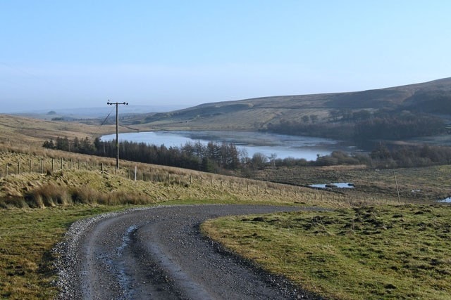 Approaching Tindale Tarn along the track from the RSPB car park at Clesketts. Approaching Tindale Tarn along the track from the RSPB car park at Clesketts.