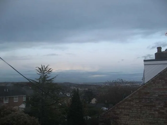 Looking across town from Crookes. Looking across town from Crookes.