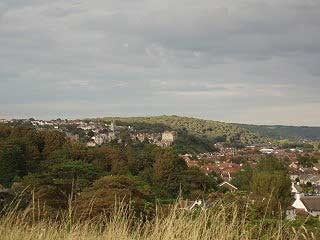 View over Clevedon from Wain's Hill View over Clevedon from Wain's Hill