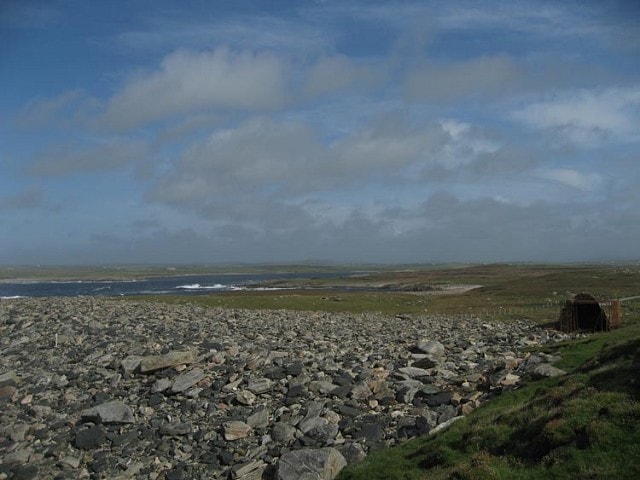 Looking inland from Annagh Head. Looking inland from Annagh Head.