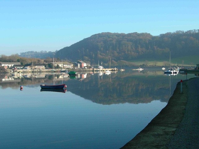 High tide. Looking E from the bordering road on the S side of the lake. High tide. Looking E from the bordering road on the S side of the lake.