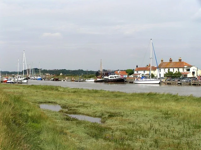 Southwold Harbour and river Blyth. Southwold Harbour and river Blyth.