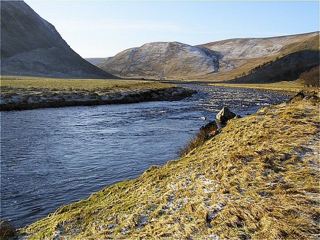Looking up the River Finhorn at Strathdearn Looking up the River Finhorn at Strathdearn