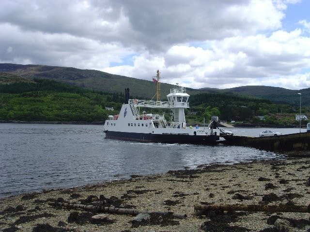 Loch Linnhe and the Corran Ferry. Loch Linnhe and the Corran Ferry.