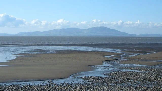 Looking across the Solway to Criffel from Mawbray Bank near Allonby. Looking across the Solway to Criffel from Mawbray Bank near Allonby.