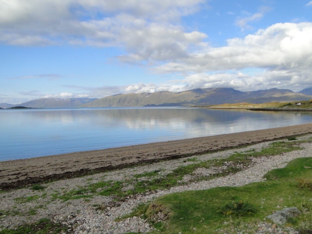 From Cuil Bay looking back in to Loch Linnhe. From Cuil Bay looking back in to Loch Linnhe.