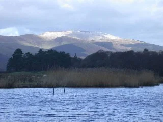 Looking northeast from Ynys Eidol hide early morning. Looking northeast from Ynys Eidol hide early morning.