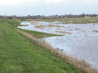 Warton Bank at a ten metre high tide. Warton Bank at a ten metre high tide.