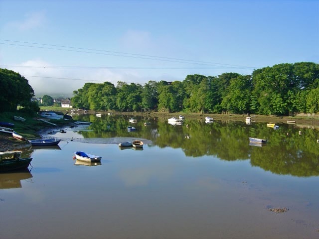 View of Fremington Pill from the old railway bridge on the Tarka Trail. View of Fremington Pill from the old railway bridge on the Tarka Trail.
