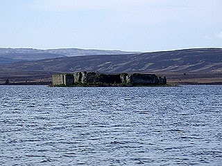 Looking across to Lochindorb Castle