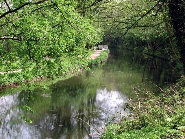 To the northwest of Worksop - the Chesterfield Canal. To the northwest of Worksop - the Chesterfield Canal.