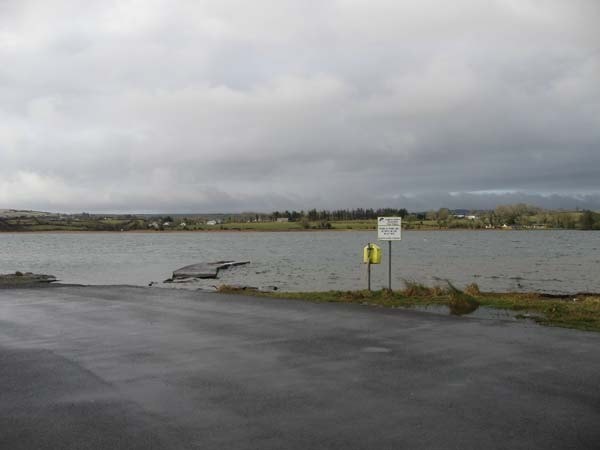 Loughrea from the car park at the south end. Loughrea from the car park at the south end.