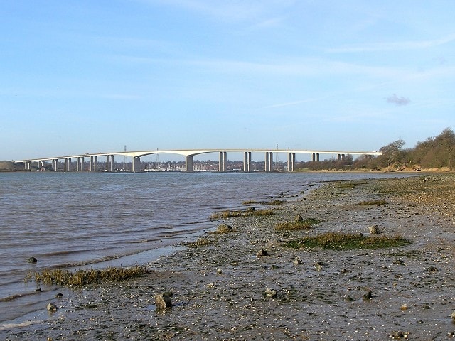 Orwell Bridge, Suffolk. Orwell Bridge, Suffolk.