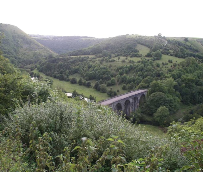 Monsal Head Viaduct. Monsal Head Viaduct.