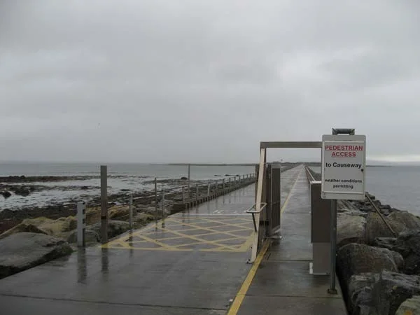Mutton Island Causeway. Mutton Island Causeway.