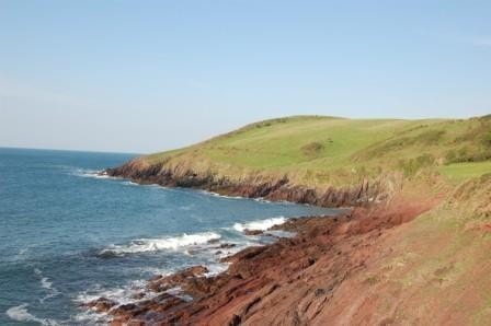 Manorbier bay. Manorbier bay.