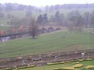 River Derwent from Chatsworth House. River Derwent from Chatsworth House.