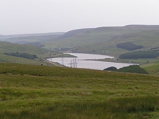 Woodhead Reservoir from the east. Woodhead Reservoir from the east.