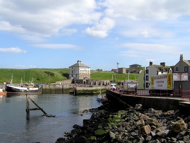 Eyemouth harbour entrance. Eyemouth harbour entrance.
