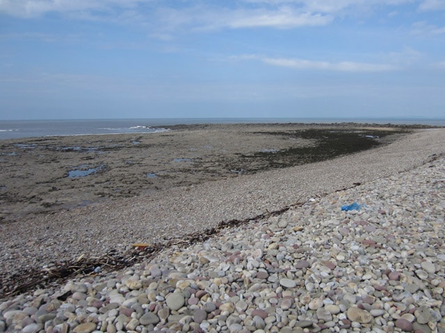 Sker Point at low tide. Sker Point at low tide.