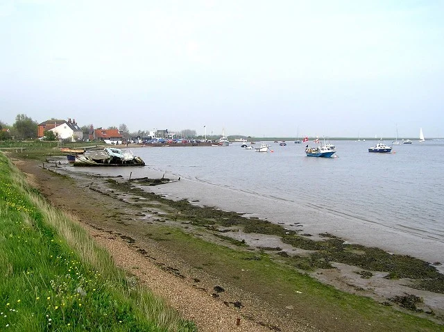 Orford Quay and River Alde. Orford Quay and River Alde.
